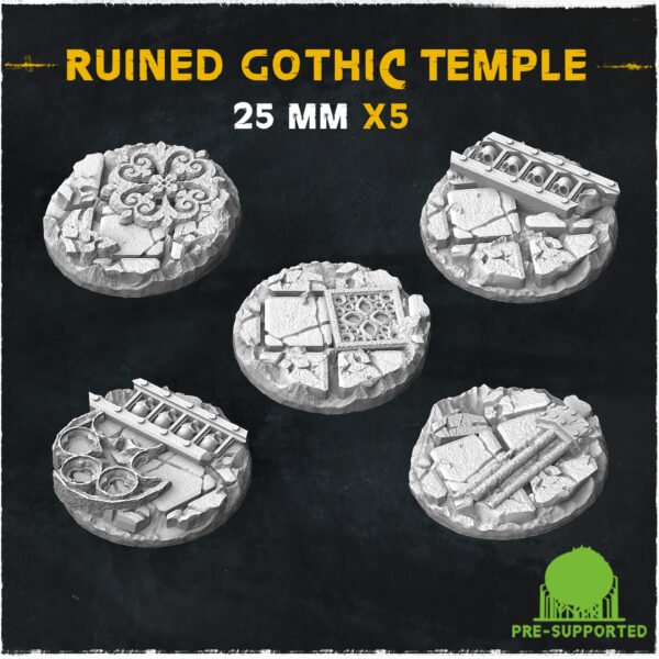 Ruined Gothic Temple - bases