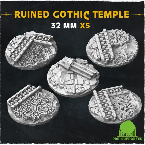 Ruined Gothic Temple - bases