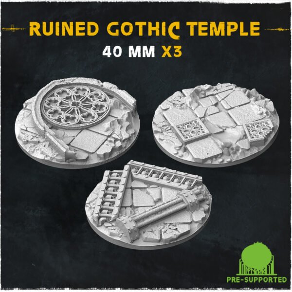 Ruined Gothic Temple - bases