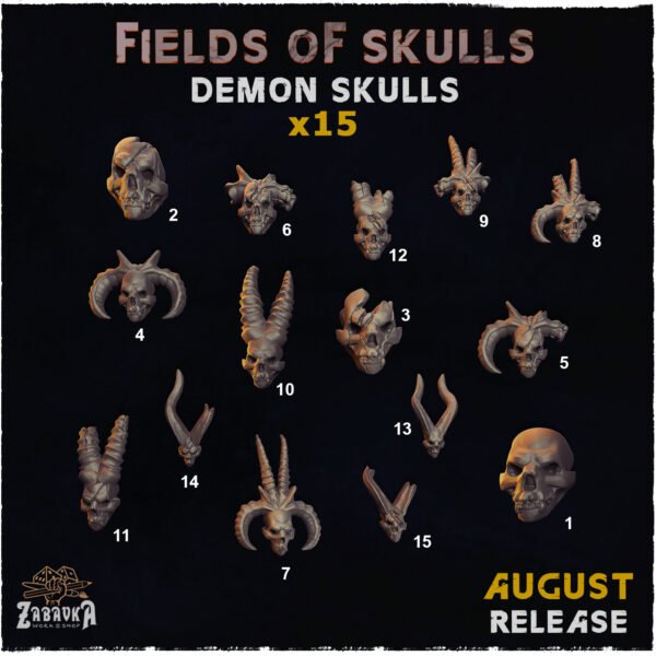 Kit de Champs de cranes – Deamon Skulls