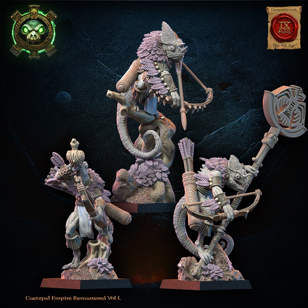 QG Regiment Kuaxotl Unit with blowpipes - Image 3