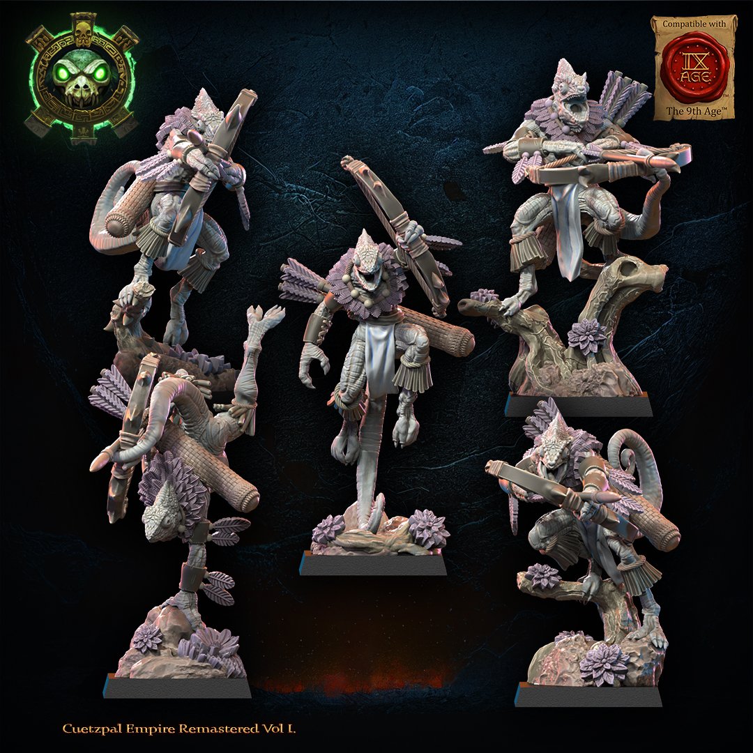 Regiment Kuaxotl Unit with bows