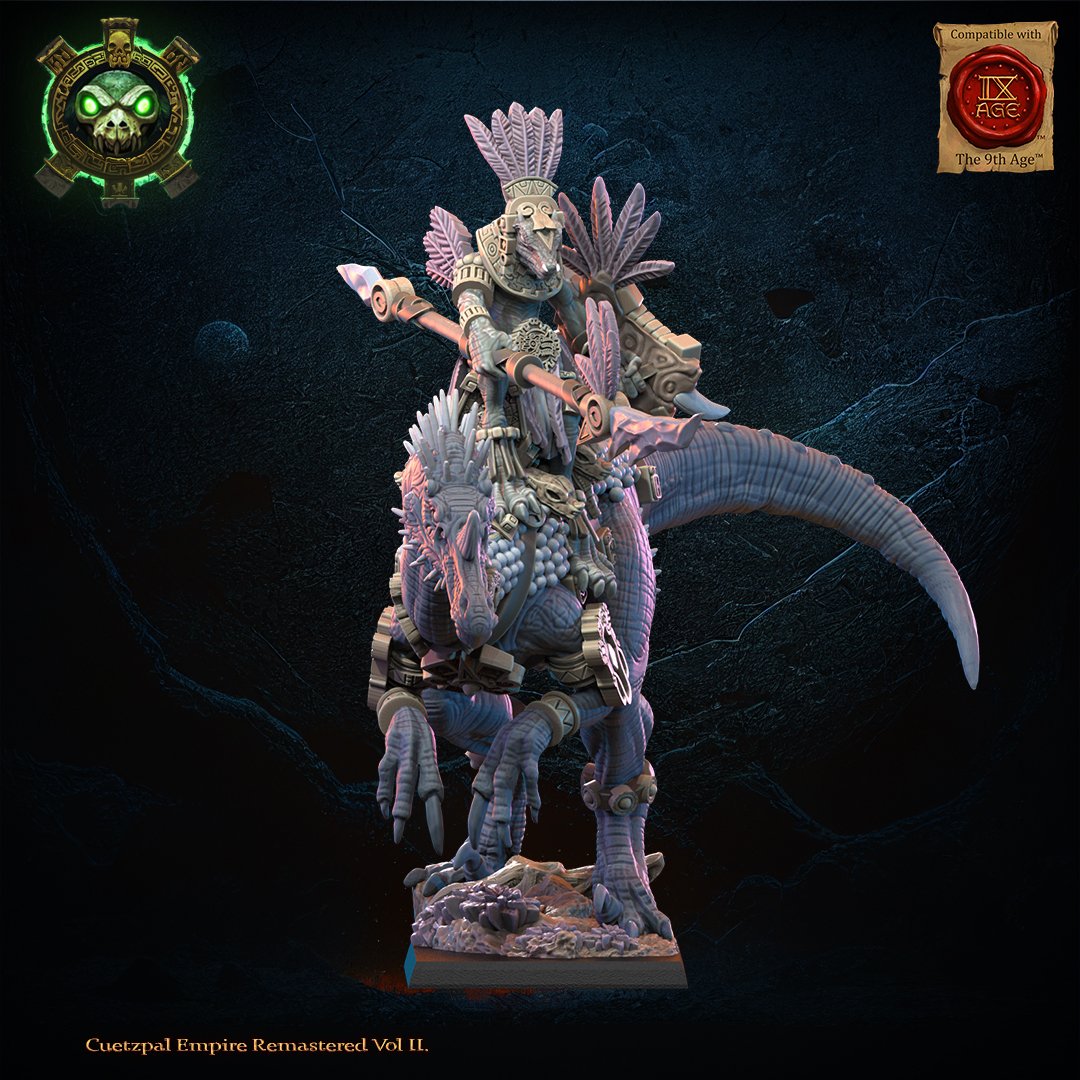 Itzcueye, Cuetpalli Heroine on Ceratomimus - Image 3