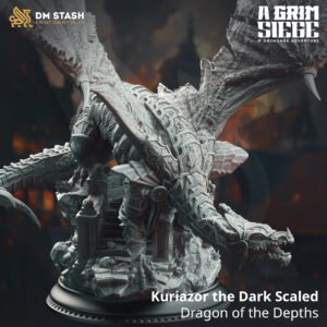 Kuriazor the Dark Scaled - Dragon of the Depths