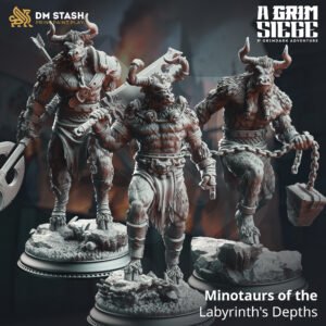 Minotaurs of the Labyrinth's Depths