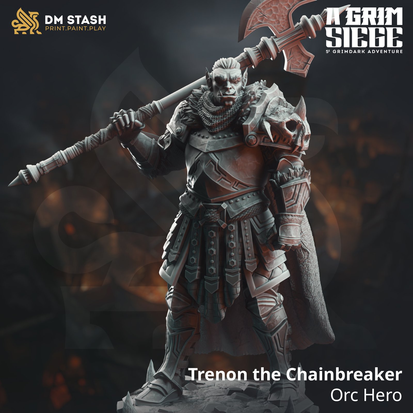 Trenon the Chainbreaker - Orc Hero