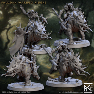 Faldorn Warhogs Riders lance bouclier
