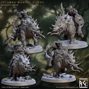 Faldorn Warhogs Riders épée bouclier