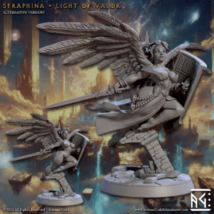 Seraphina - Light of Valor Pinup