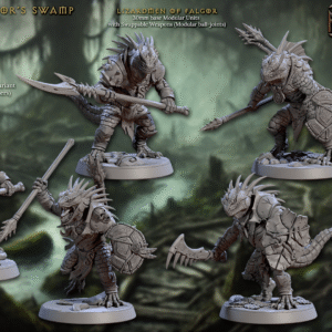 Lizardmen of Falgor arme et bouclier