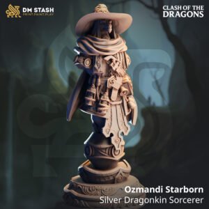 Ozmandi Starborn - Silver Dragonkin Sorcerer – BUST