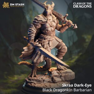 Skraa Dark-Eye - Black Dragonkin Barbarian