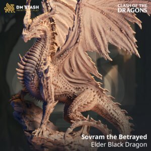 Sovram the Betrayed - Elder Black Dragon