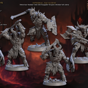 Infernal Ravagers arme et bouclier