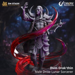 Ilvos Drak'thin - Male Drow Lunar Sorcerer