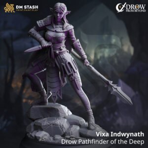 Vixa Indwynath - Drow Pathfinder of the Deep