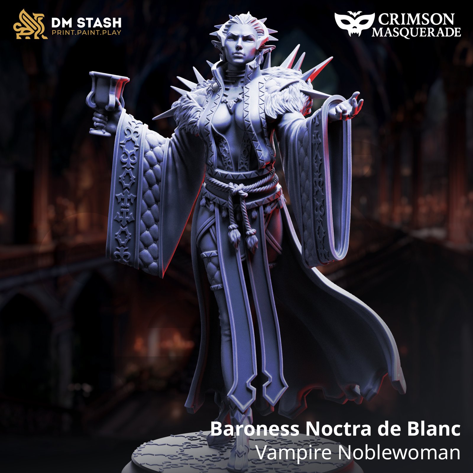 Baroness Noctra de Blanc - Vampire Noblewoman - Image 2