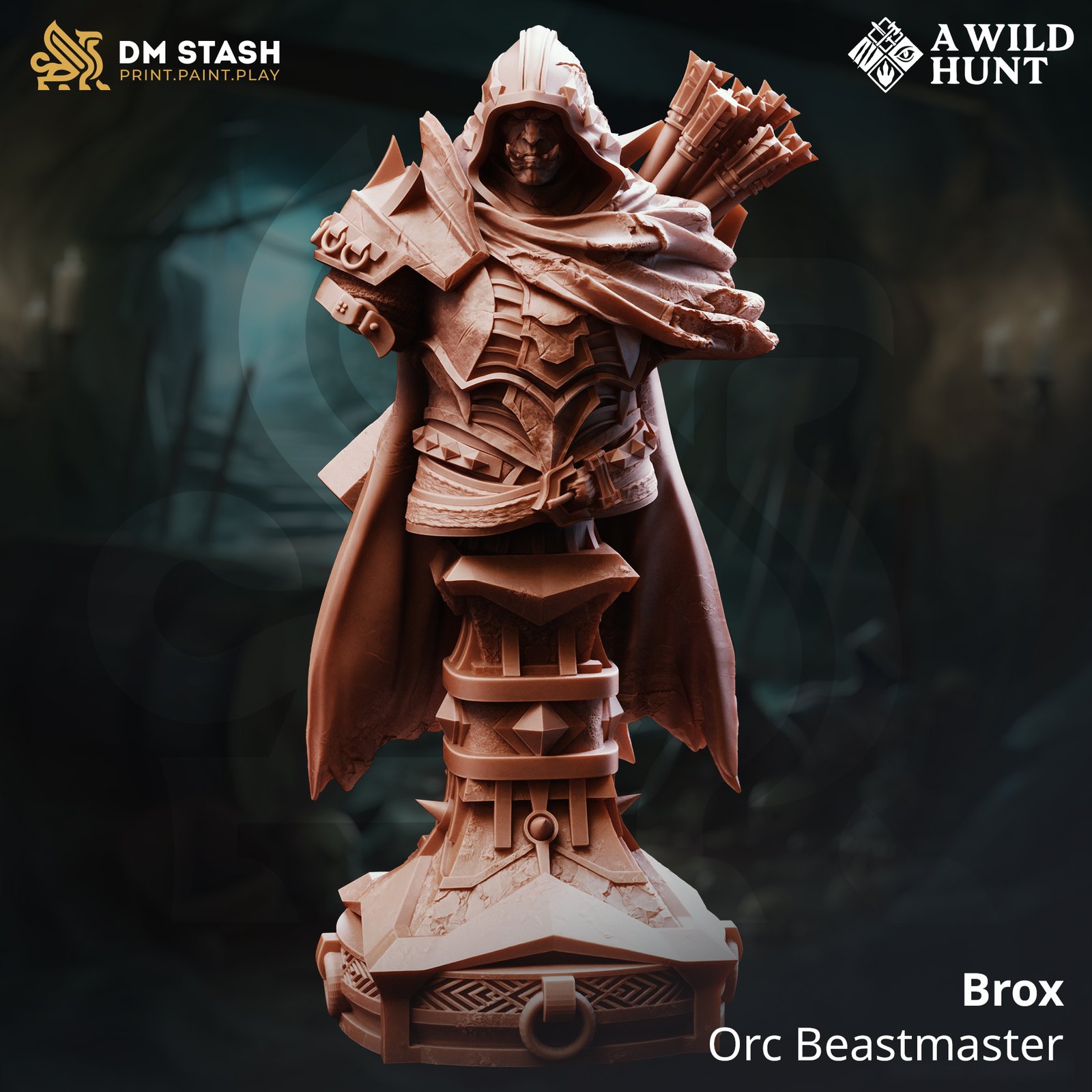Brox - Orc Beastmaster – BUST