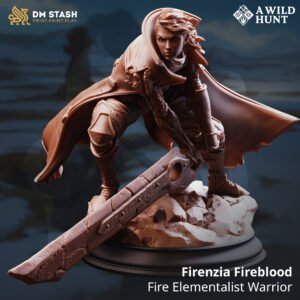 Firenzia Fireblood - Fire Elementalist Warrior