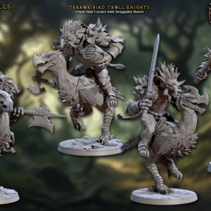 Terror Bird Troll Knight arme a deux main