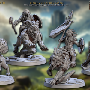 Shesep-Ankh Sphinx Riders corp à corp 