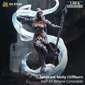 Sergeant Molly Cliffburn - Half-Elf Arcane Constable