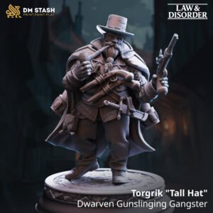 Torgrik Tall Hat - Dwarven Gunslinging Gangster