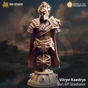 Vilryn Kaedrys - Sun Elf Gladiator - Bust
