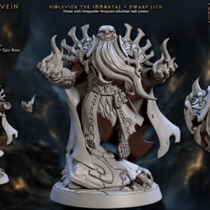 Fjolsvidr the Immortal - Dwarf Lich