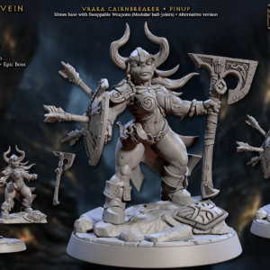 Vraka Cairnbreaker - Dwarf Draugr Pinup