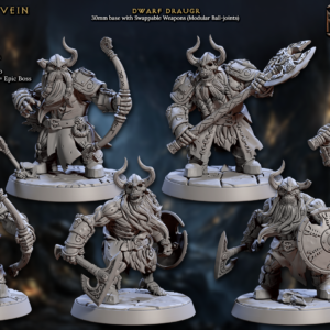 Dwarf Draugar en armure