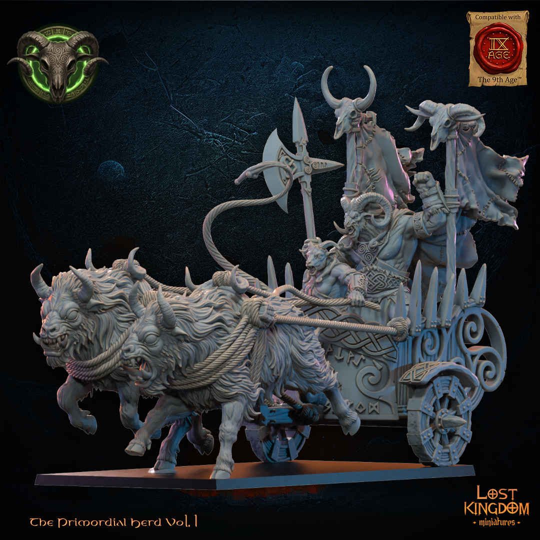 Aitzgor, Wildhorn Chieftain on Chariot - Image 2